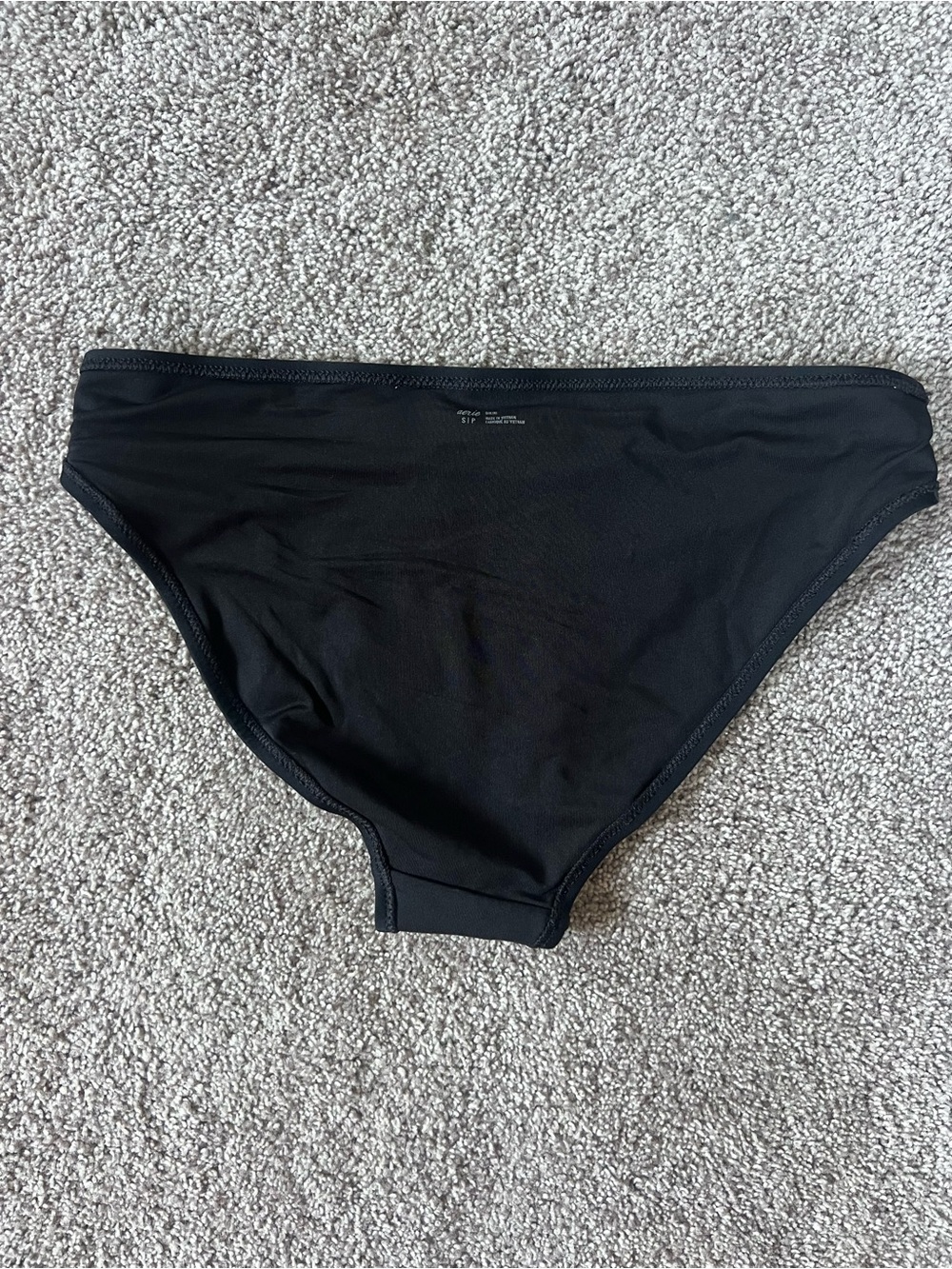 Aerie Women's Black Bikini Bottom - Classic Coverage - Picture 4 of 5
